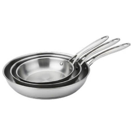 BỘ 3 CHẢO INOX 304 CAO CẤP KAFF KF-FR202428304